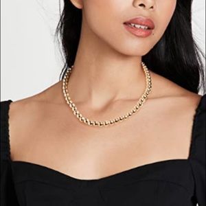 Shashi “Fort Knox” Gold bead necklace